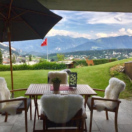 Casa Admisa, Spektakulaere Aussicht, Ski In And Out, Hochwertige Einrichtung, Valserstein Und Eiche Flims Dış mekan fotoğraf