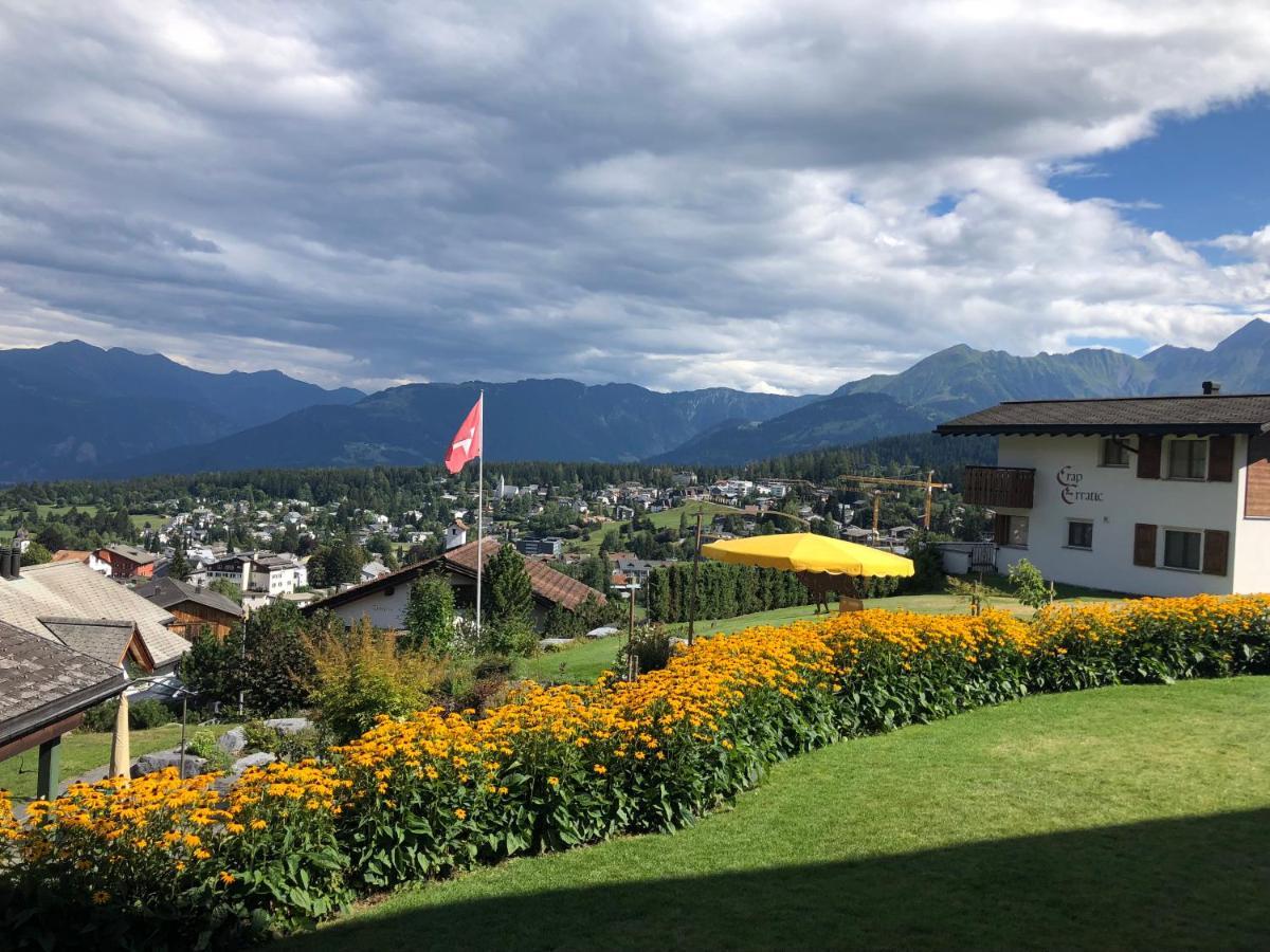 Casa Admisa, Spektakulaere Aussicht, Ski In And Out, Hochwertige Einrichtung, Valserstein Und Eiche Flims Dış mekan fotoğraf