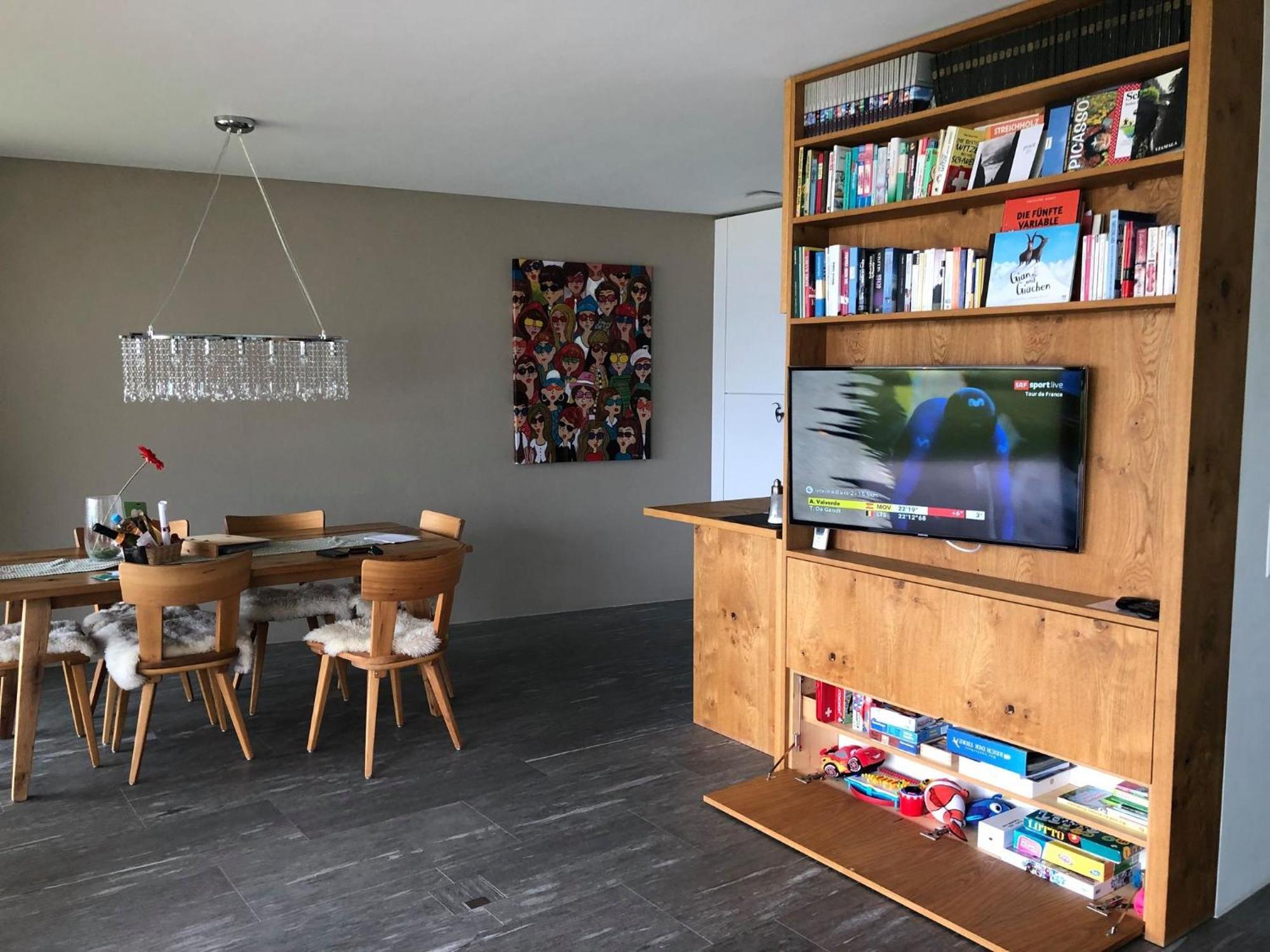 Casa Admisa, Spektakulaere Aussicht, Ski In And Out, Hochwertige Einrichtung, Valserstein Und Eiche Flims Dış mekan fotoğraf